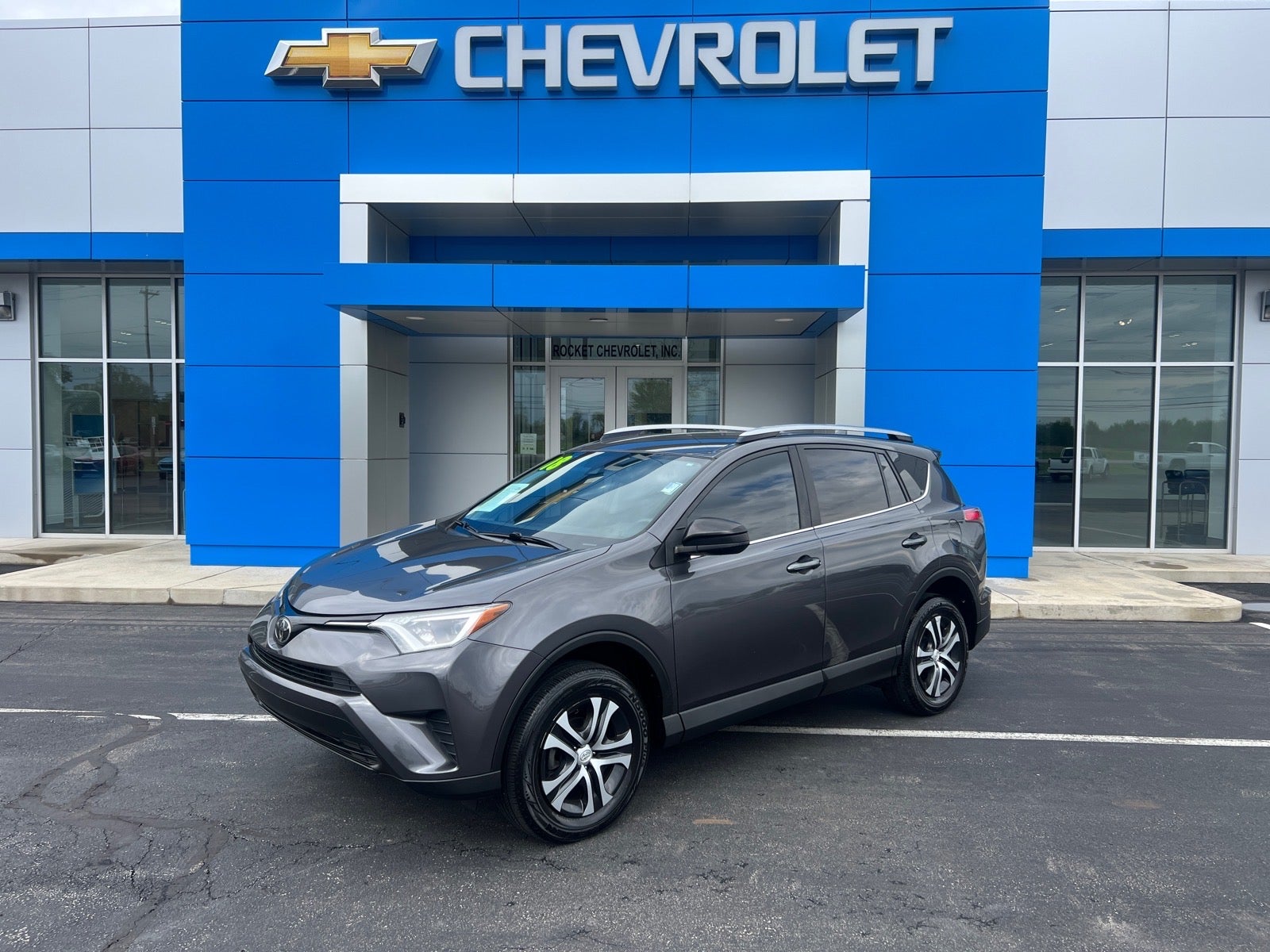 Gray 2018 Toyota RAV4 SUV / Crossover Front-Wheel Drive Automatic