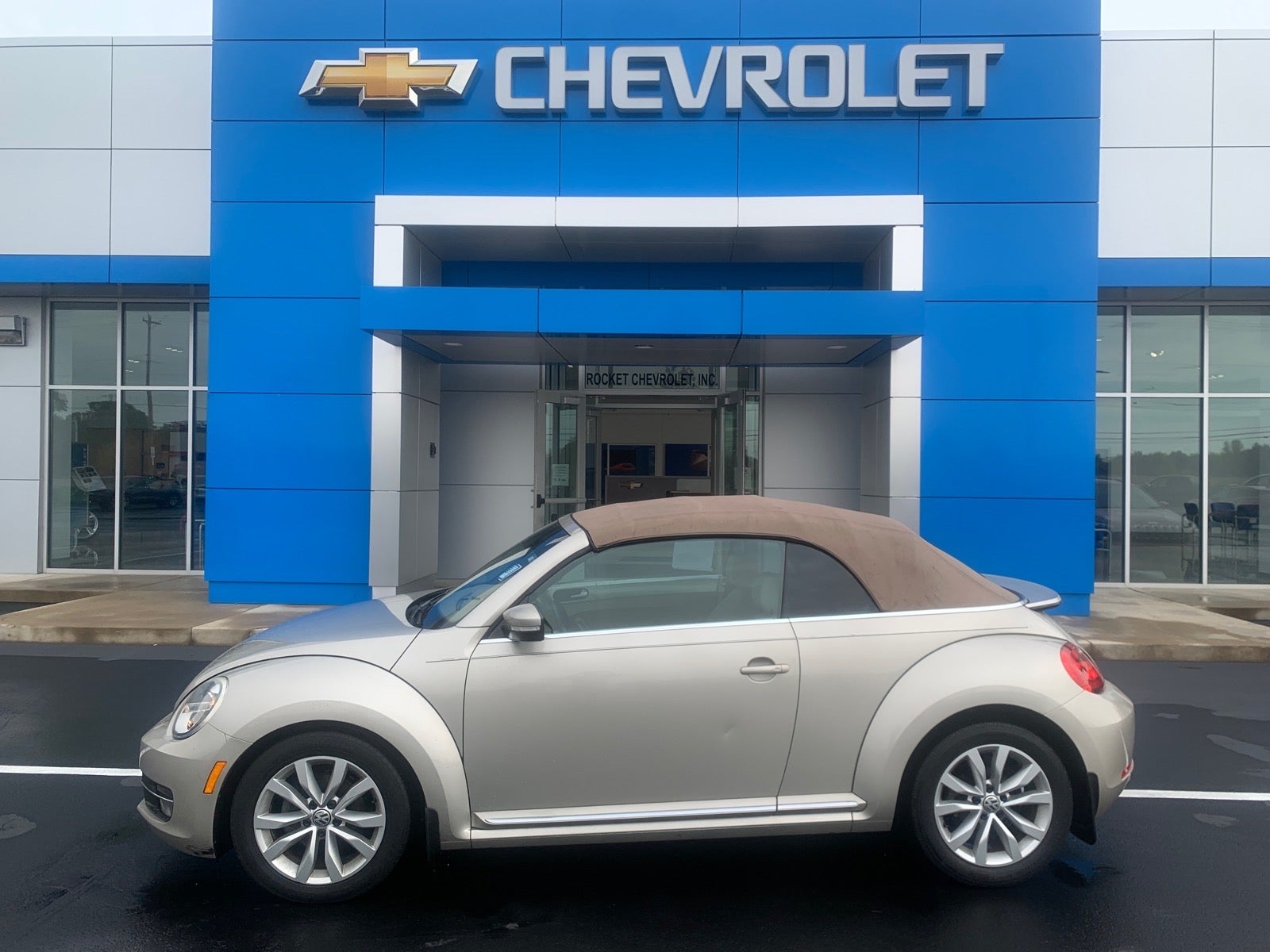 Silver 2015 Volkswagen Beetle Convertible Front-Wheel Drive Automatic