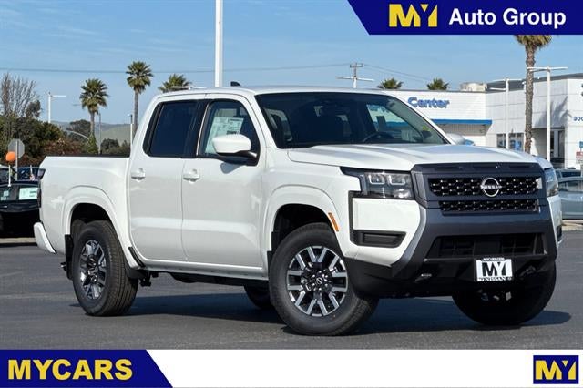 Glacier White 2026 Nissan Frontier Pickup Truck Four-Wheel Drive 9-Speed Automatic