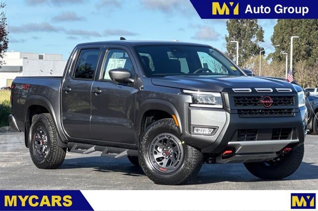 Gray (Gun Metallic) 2026 Nissan Frontier Pickup Truck Four-Wheel Drive 9-Speed Automatic
