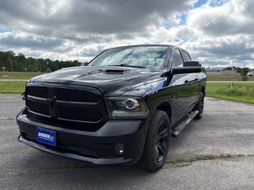 Black 2018 RAM 1500 Pickup Truck Four-Wheel Drive Automatic