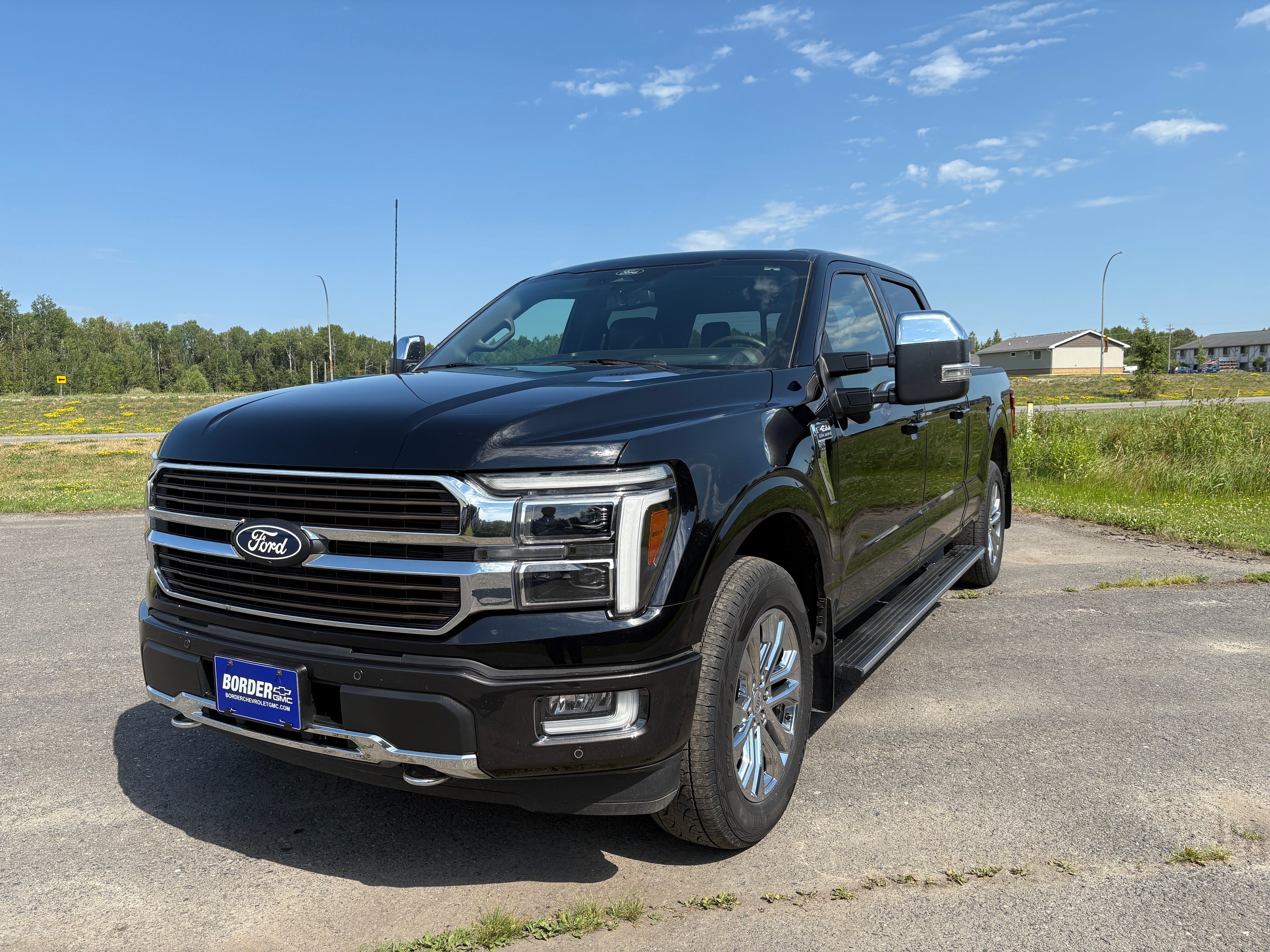Black 2024 Ford F-150 Pickup Truck Four-Wheel Drive Automatic
