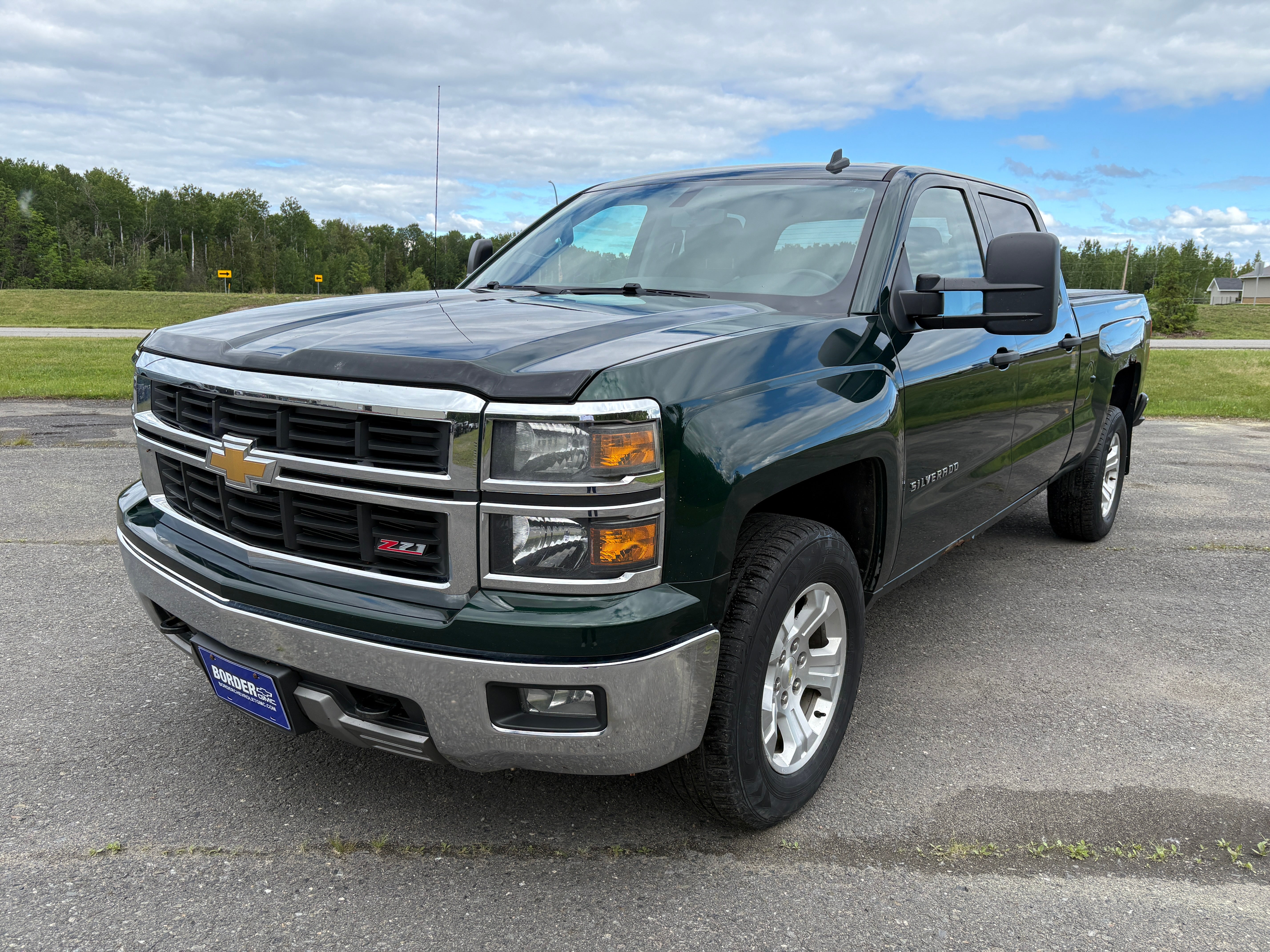 Rainforest Green Metallic 2014 Chevrolet Silverado 1500 Pickup Truck Four-Wheel Drive Automatic