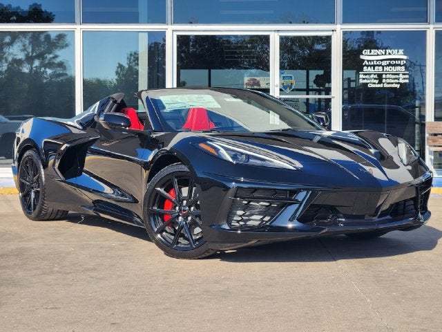 Black 2027 Chevrolet Corvette Convertible Rear-Wheel Drive Automatic
