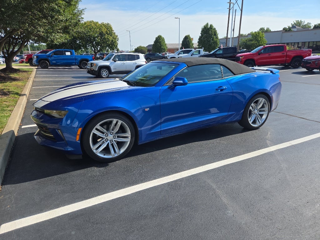 Hyper Blue Metallic 2017 Chevrolet Camaro Convertible Rear-Wheel Drive Automatic