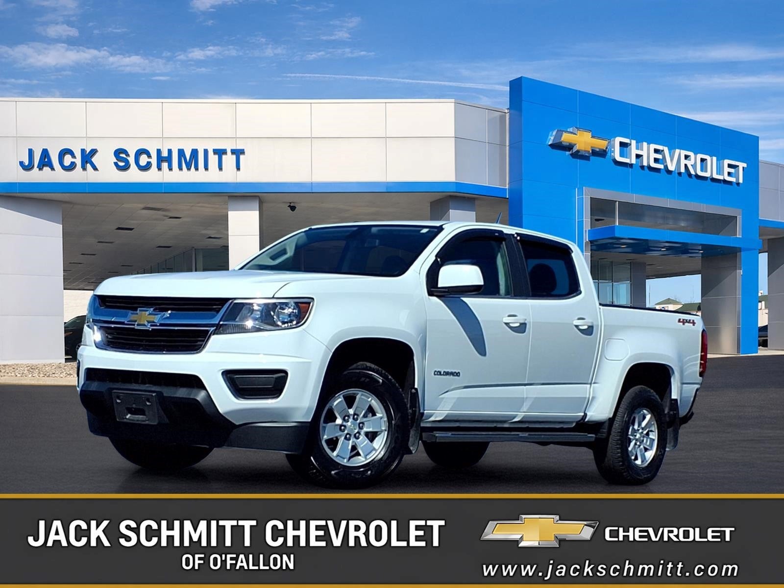 Summit White 2018 Chevrolet Colorado Pickup Truck Four-Wheel Drive Automatic