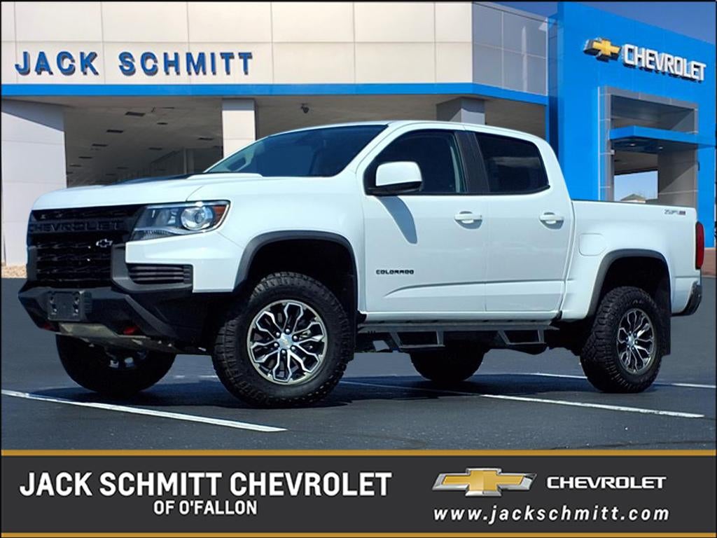 Summit White 2022 Chevrolet Colorado ZR2 Crew Cab 4WD Pickup Truck Four-Wheel Drive Automatic
