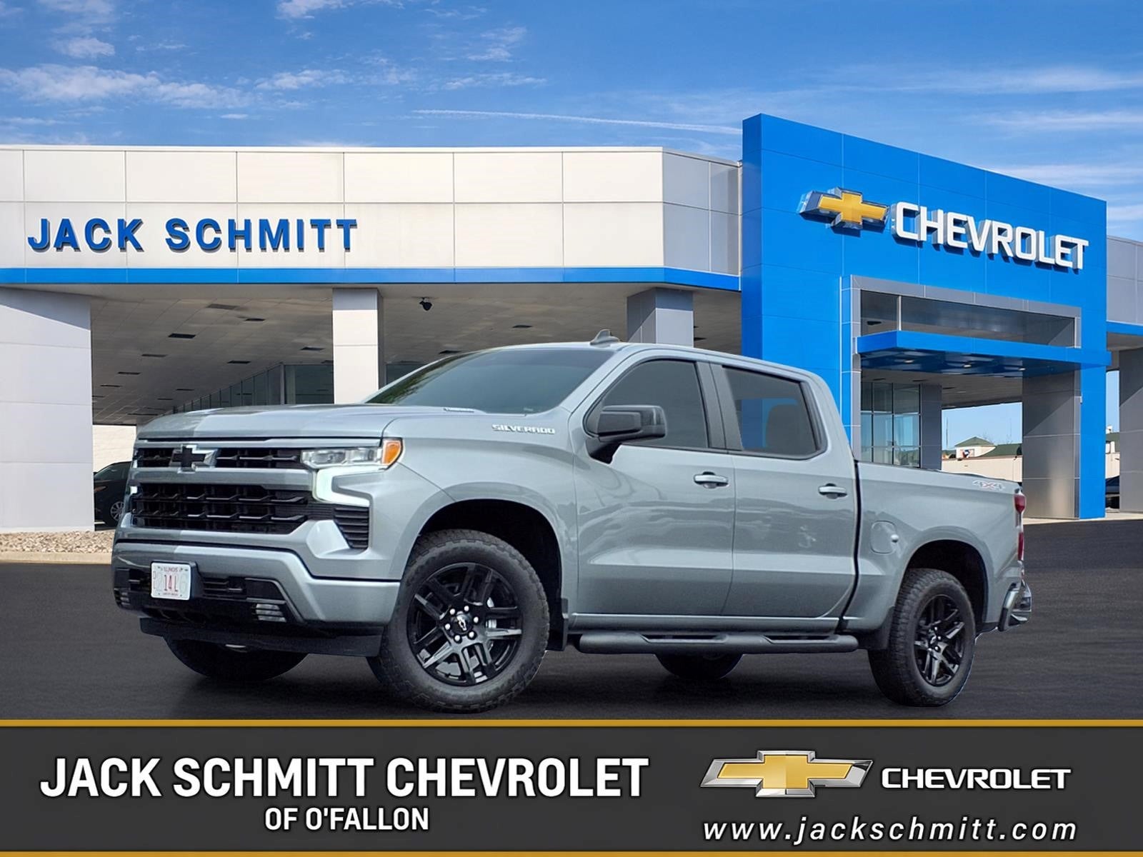 Sterling Gray Metallic 2026 Chevrolet Silverado 1500 Pickup Truck Four-Wheel Drive Automatic