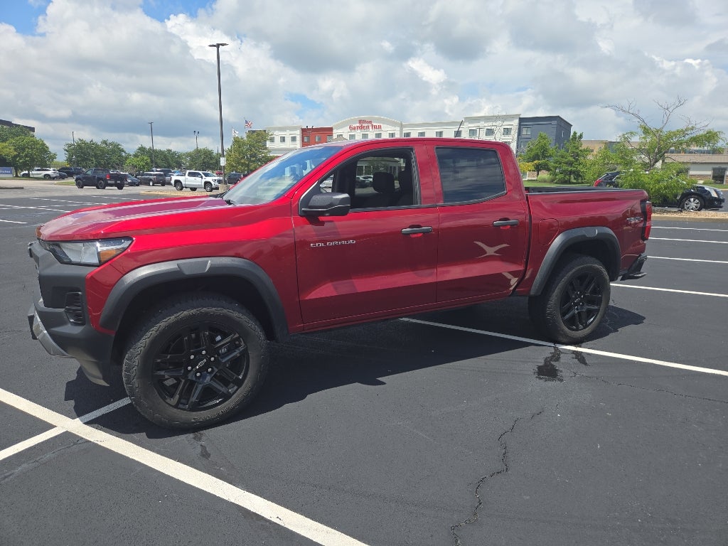 Radiant Red Tintcoat 2023 Chevrolet Colorado Pickup Truck Four-Wheel Drive Automatic