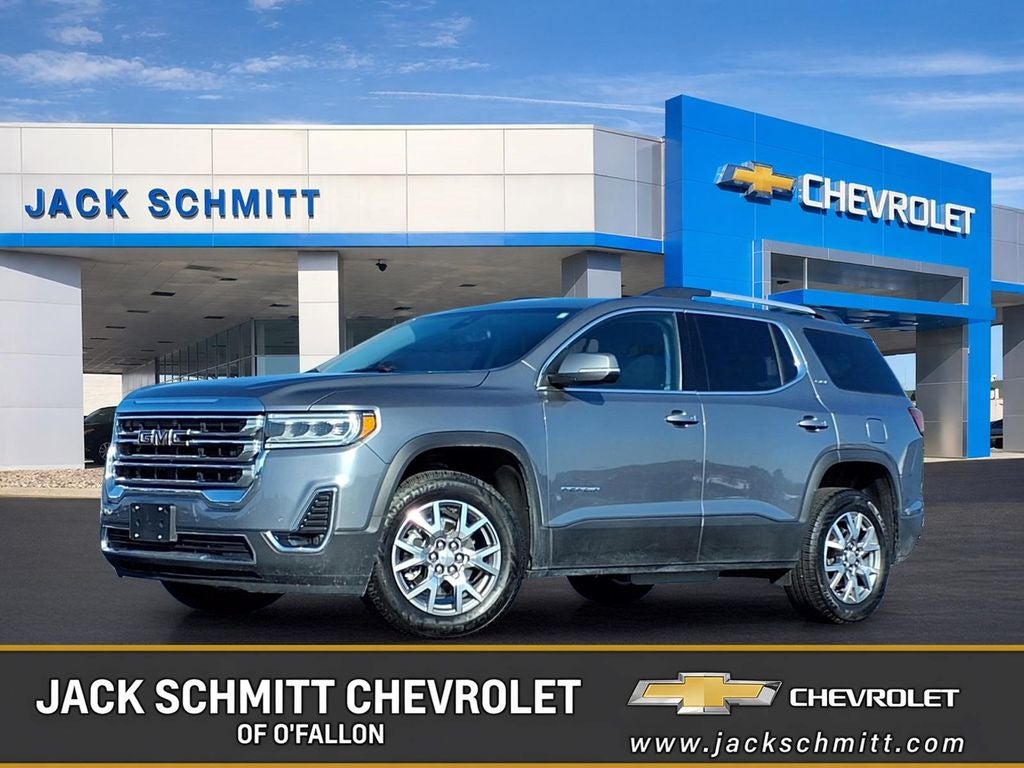 Gray (Satin Steel Metallic) 2022 GMC Acadia SUV / Crossover Front-Wheel Drive Automatic