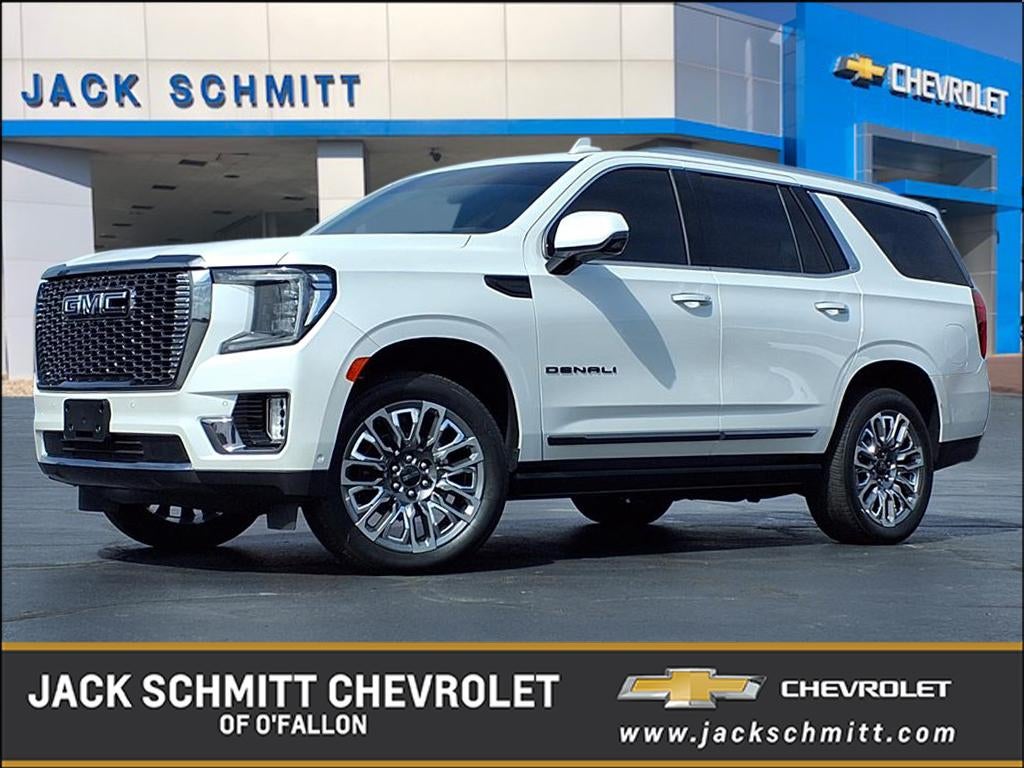 White Frost Tricoat 2024 GMC Yukon SUV / Crossover Four-Wheel Drive Automatic