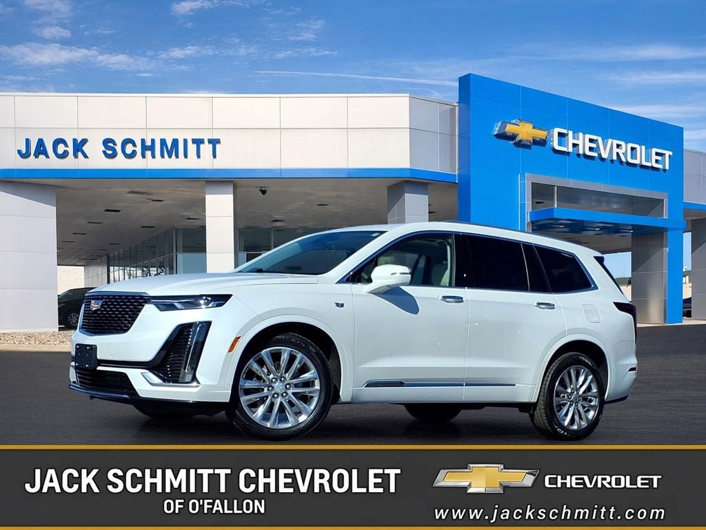 Crystal White Tricoat 2023 Cadillac XT6 SUV / Crossover Four-Wheel Drive Automatic