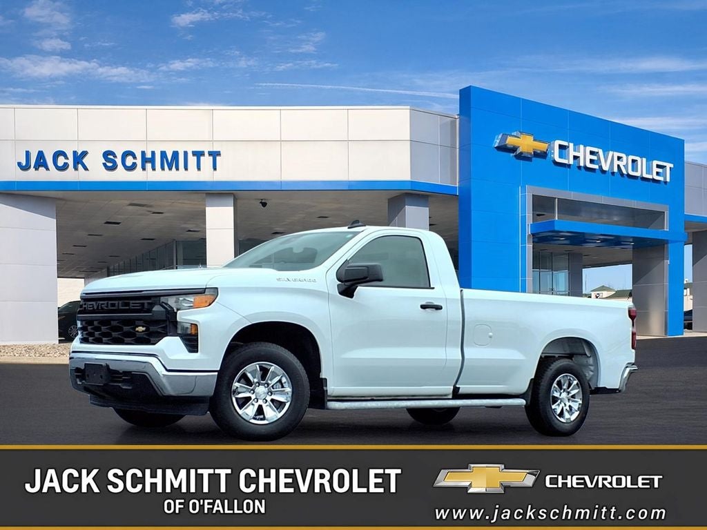 Summit White 2025 Chevrolet Silverado 1500 Pickup Truck 4X2 Automatic