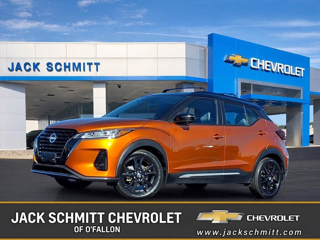 Orange 2023 Nissan Kicks SUV / Crossover Front-Wheel Drive Automatic