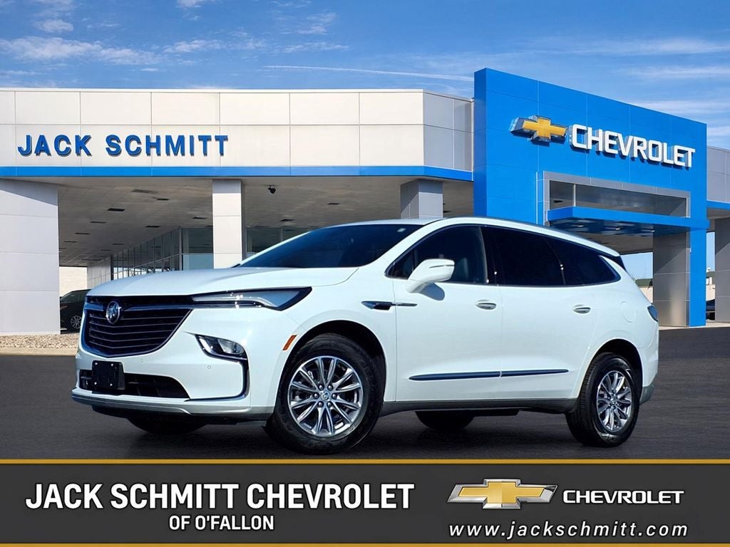 Summit White 2023 Buick Enclave Essence FWD SUV / Crossover Front-Wheel Drive Automatic