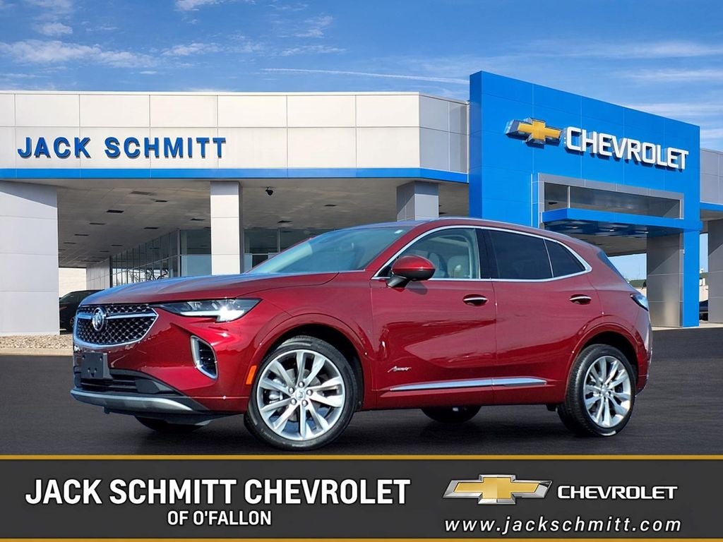 Cinnabar Metallic 2022 Buick Envision SUV / Crossover All-Wheel Drive Automatic