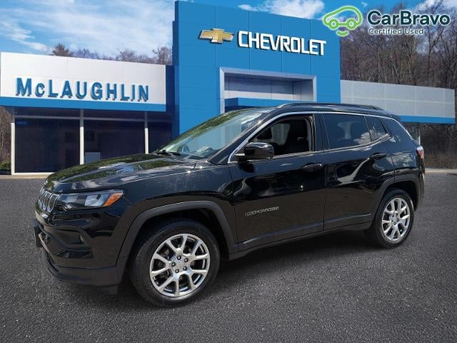 Black 2022 Jeep Compass SUV / Crossover Four-Wheel Drive Automatic