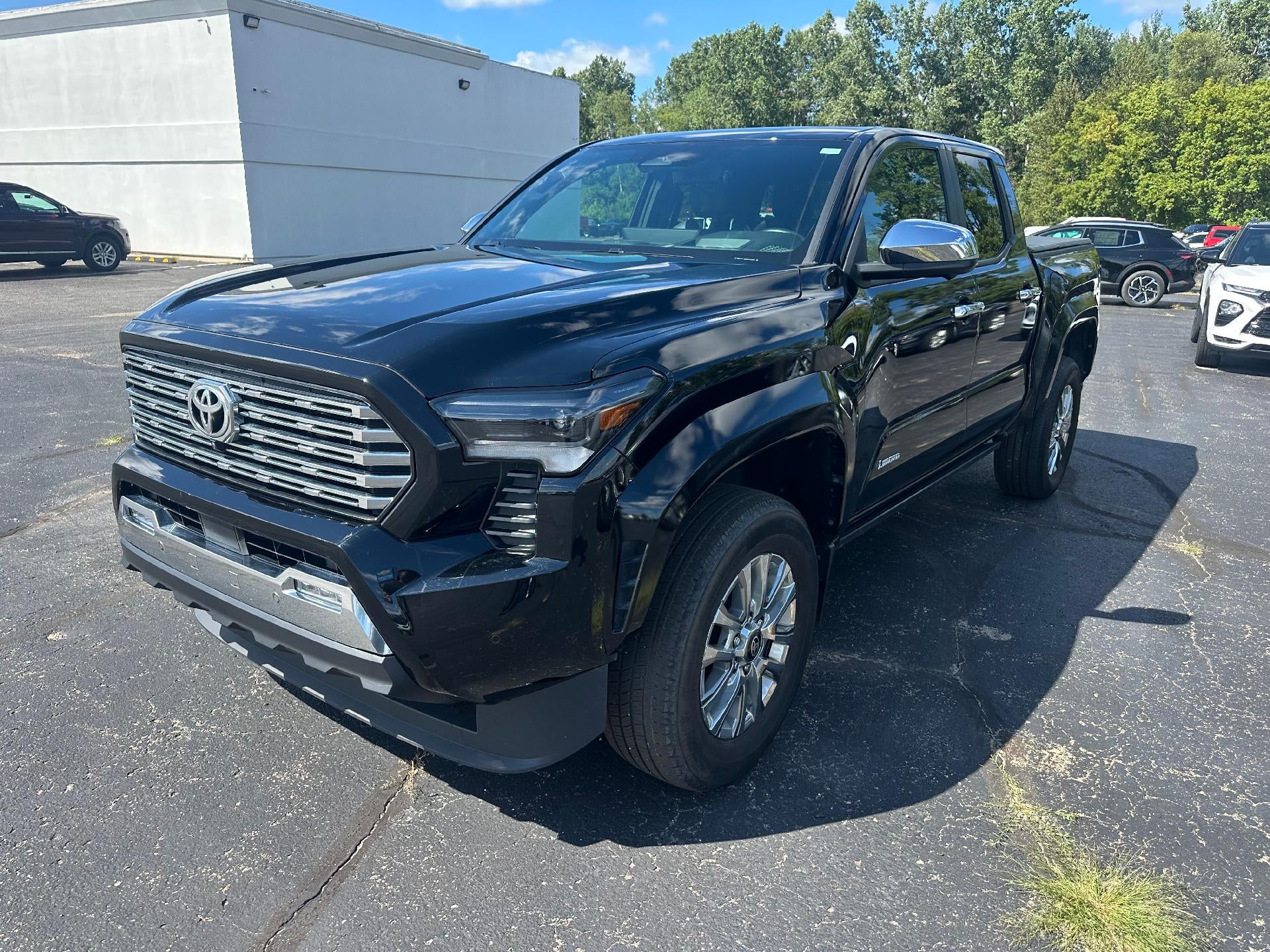Black 2024 Toyota Tacoma Pickup Truck Four-Wheel Drive 