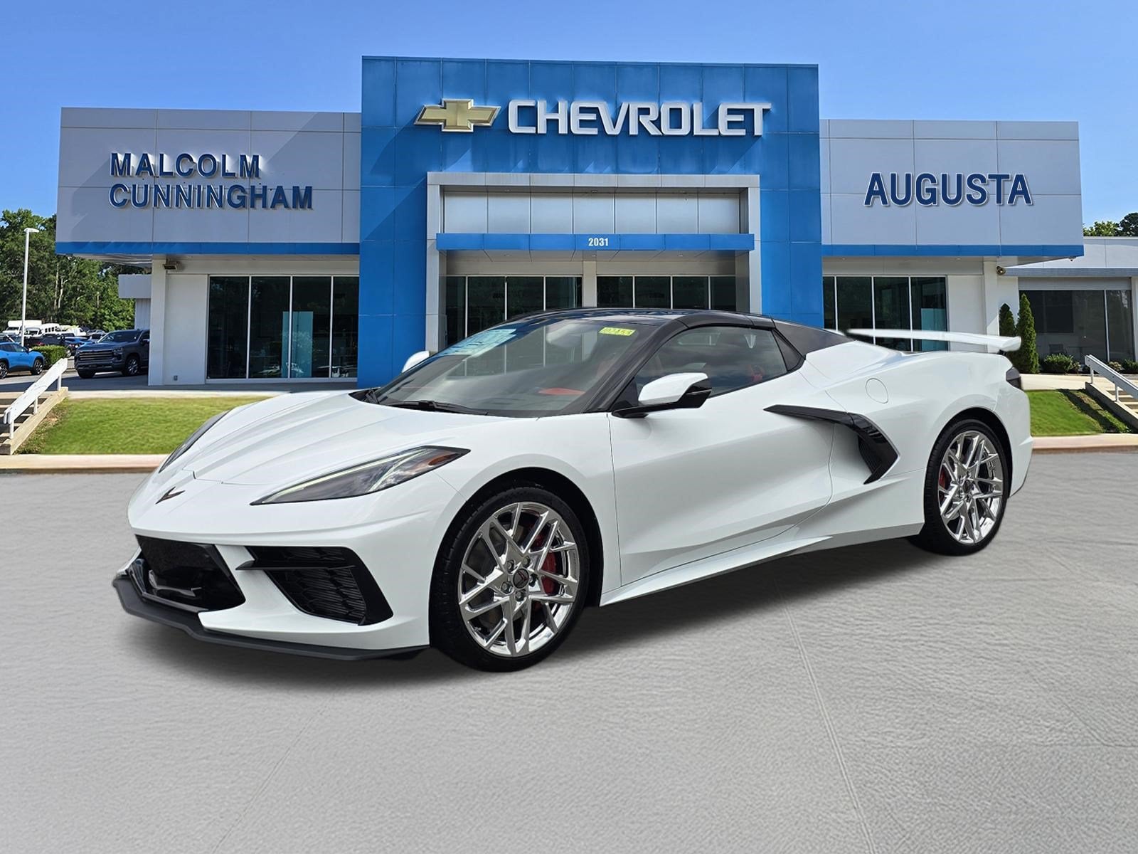 Arctic White 2027 Chevrolet Corvette Convertible Rear-Wheel Drive Automatic