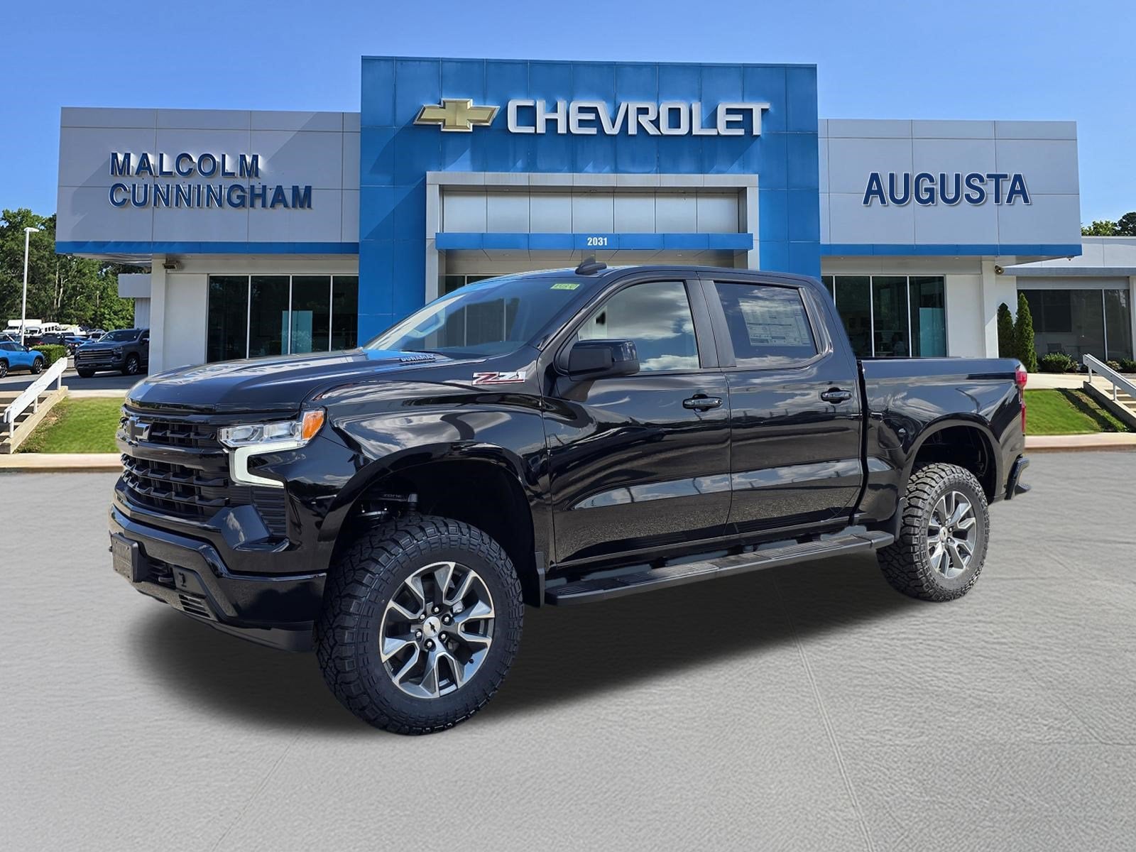 Black 2026 Chevrolet Silverado 1500 Pickup Truck Four-Wheel Drive Automatic