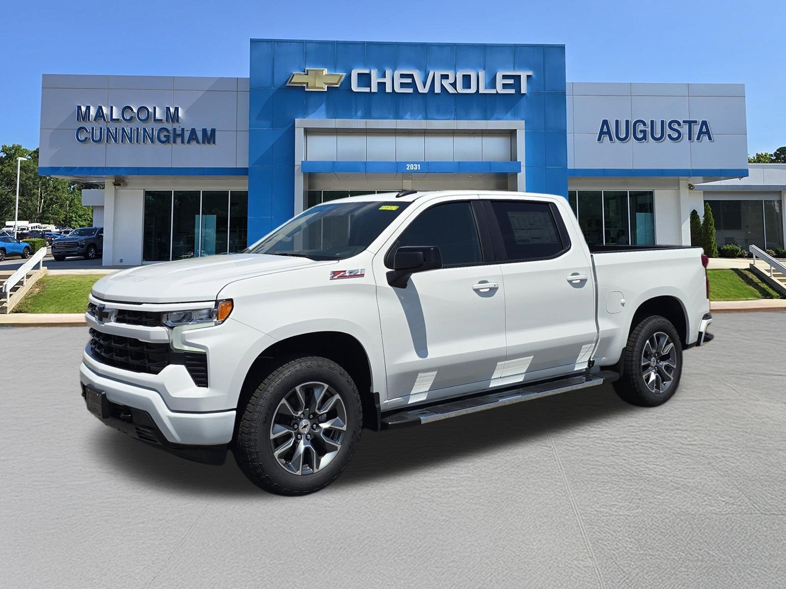 Summit White 2026 Chevrolet Silverado 1500 Pickup Truck Four-Wheel Drive Automatic