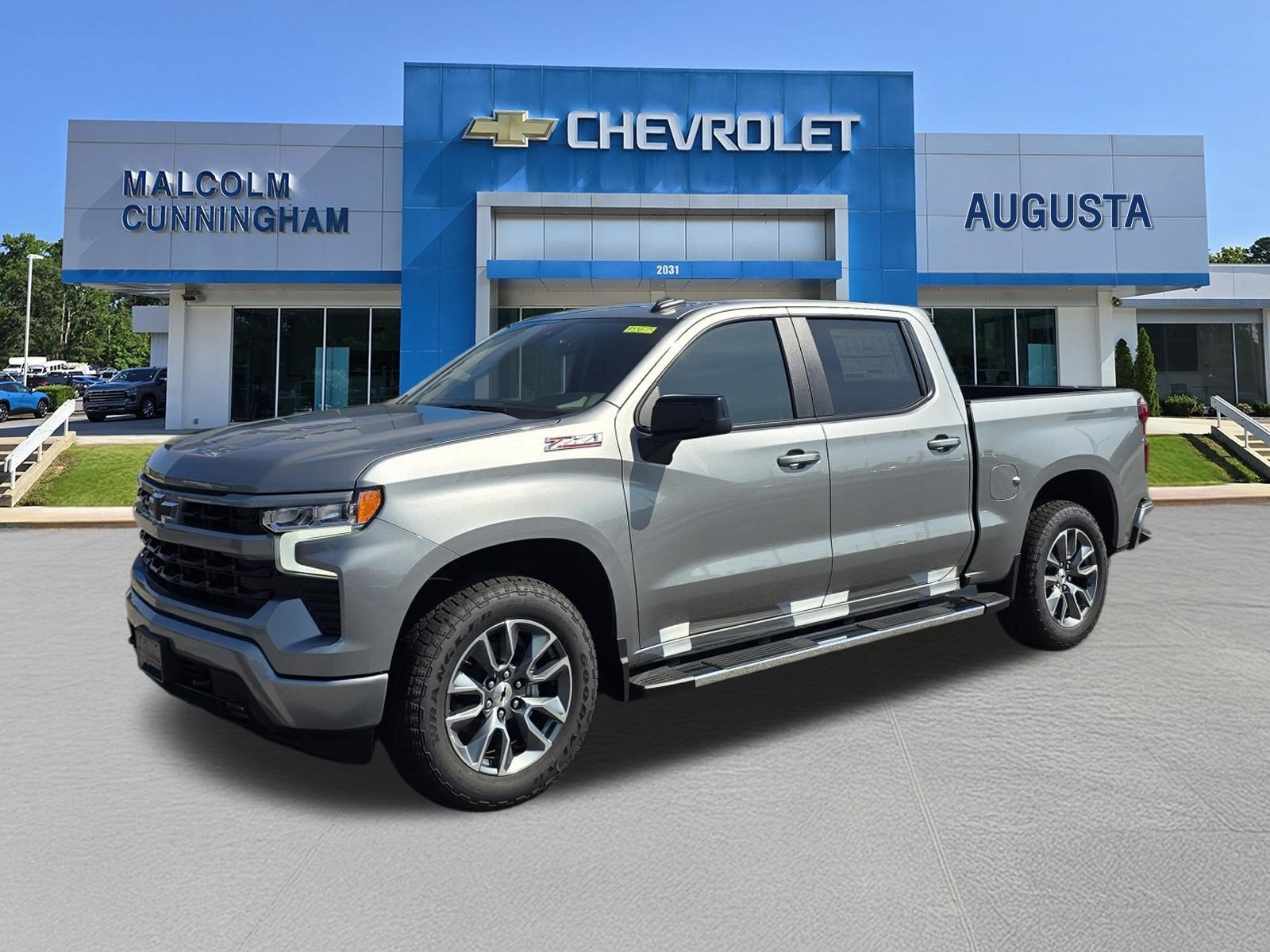 Sterling Gray Metallic 2026 Chevrolet Silverado 1500 Pickup Truck Four-Wheel Drive Automatic