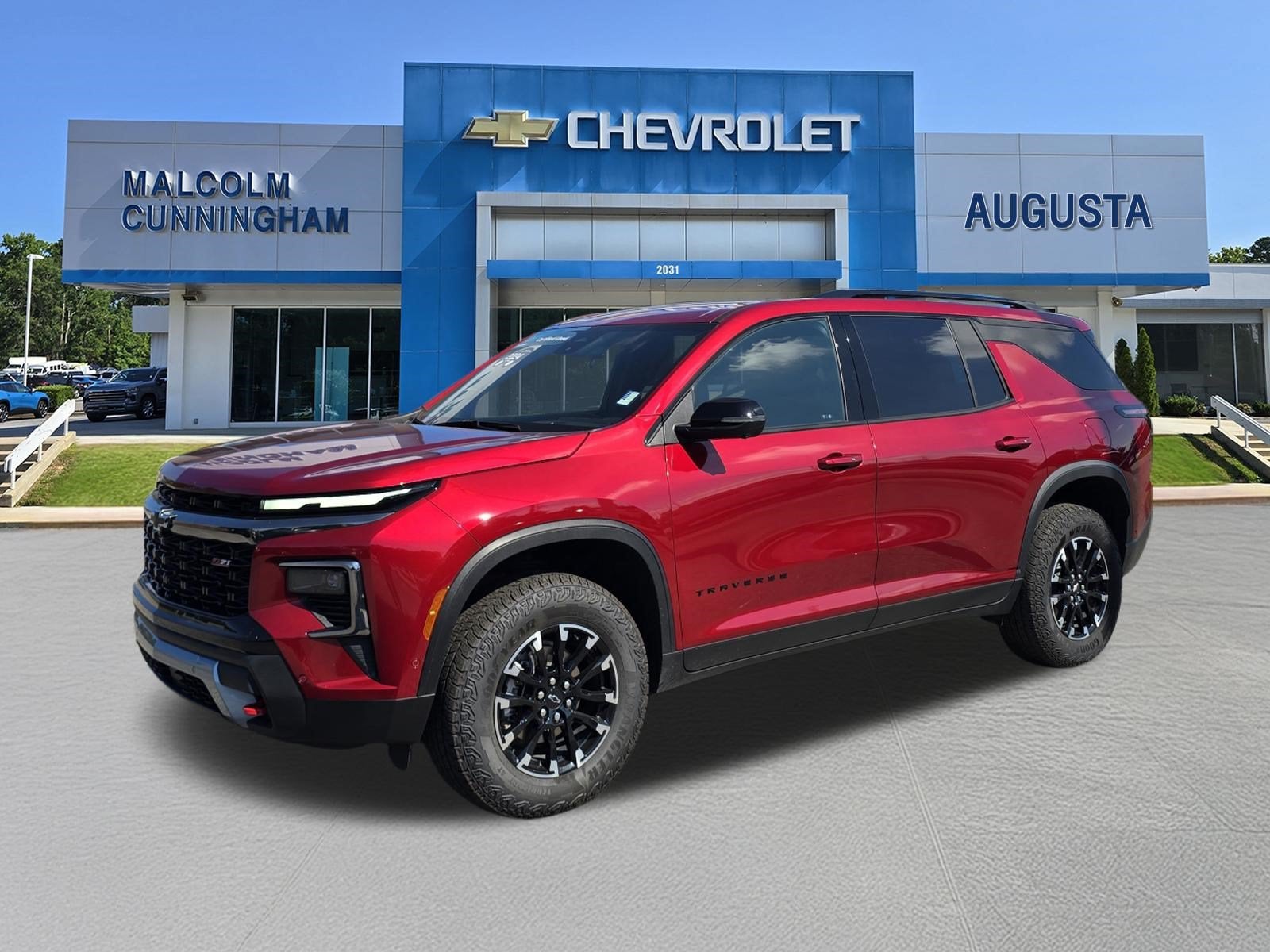 Radiant Red Tintcoat 2024 Chevrolet Traverse SUV / Crossover Four-Wheel Drive Automatic