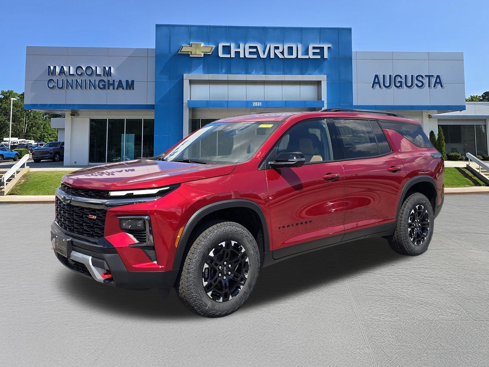 Radiant Red Tintcoat 2027 Chevrolet Traverse SUV / Crossover Four-Wheel Drive Automatic
