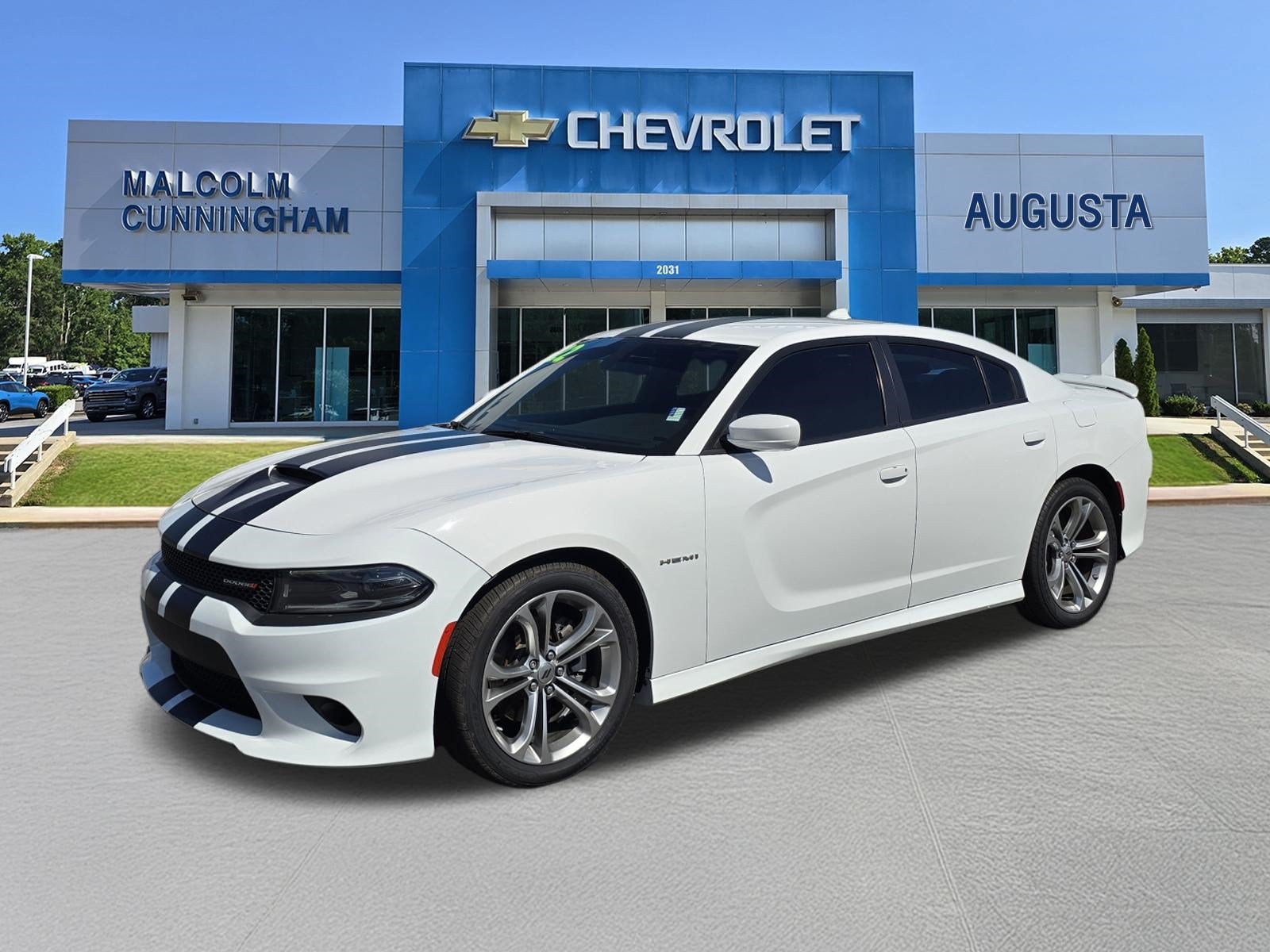 White 2022 Dodge Charger Sedan Rear-Wheel Drive 8-Speed Automatic