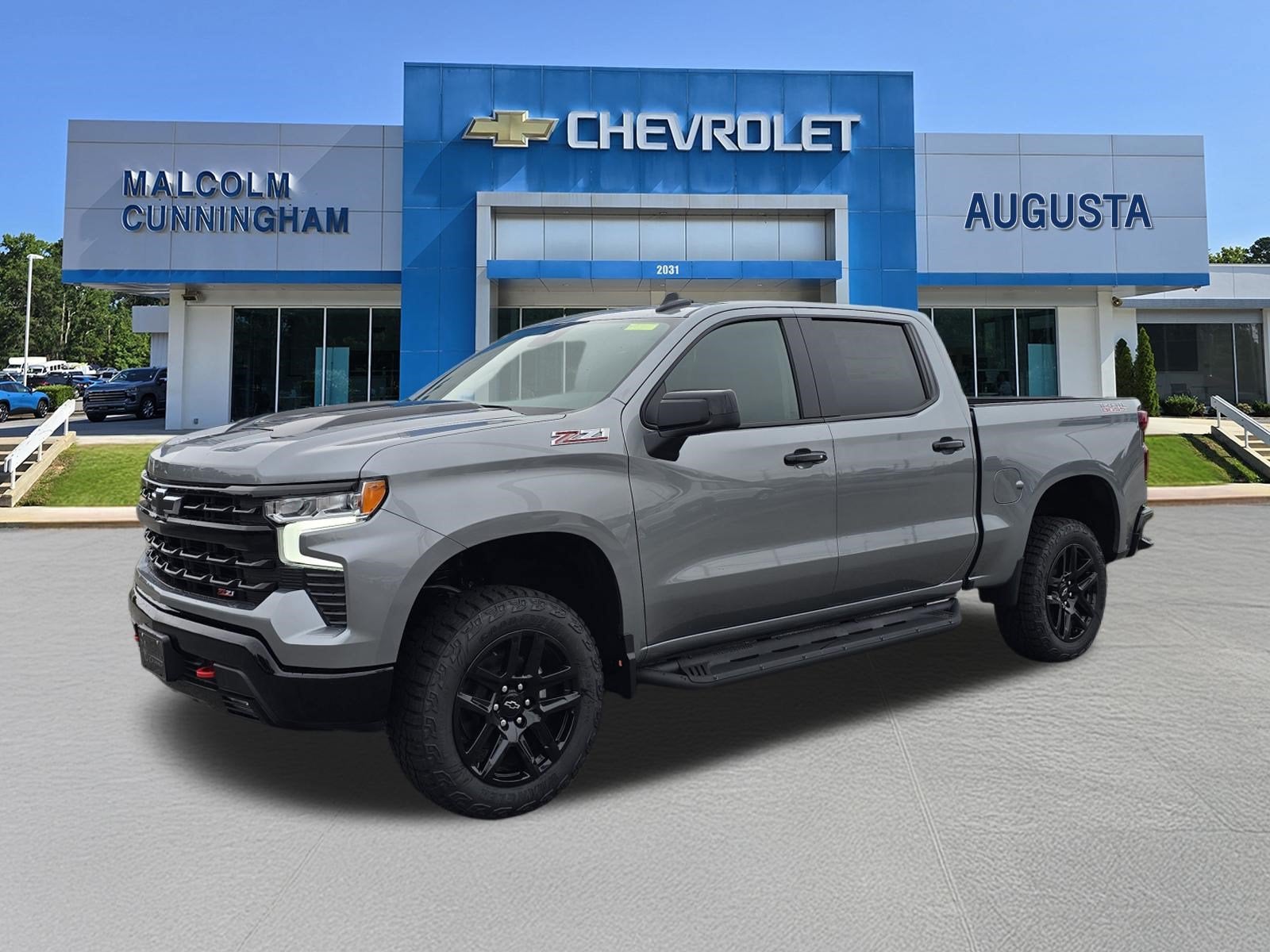 Sterling Gray Metallic 2026 Chevrolet Silverado 1500 Pickup Truck Four-Wheel Drive Automatic