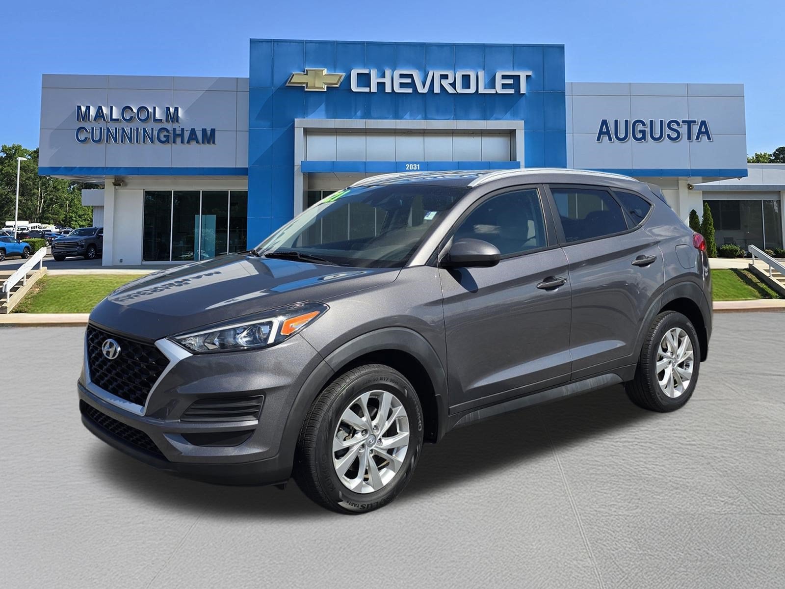 Gray 2021 Hyundai Tucson SUV / Crossover Front-Wheel Drive 