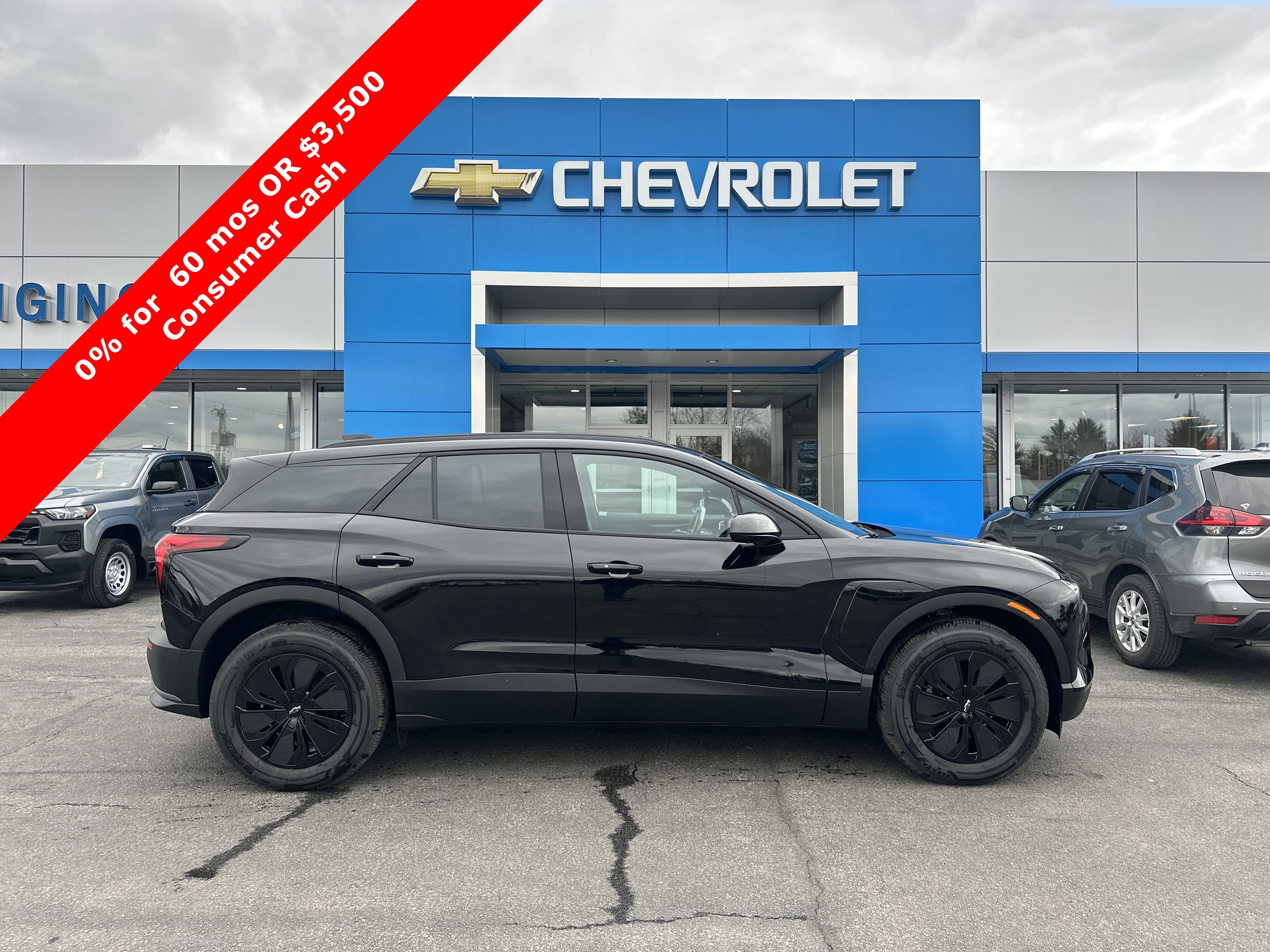 Black 2025 Chevrolet Blazer EV SUV / Crossover All-Wheel Drive Automatic