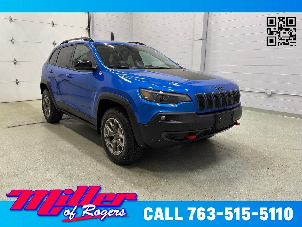 Blue Pearl 2022 Jeep Cherokee SUV / Crossover Four-Wheel Drive 9-Speed Automatic