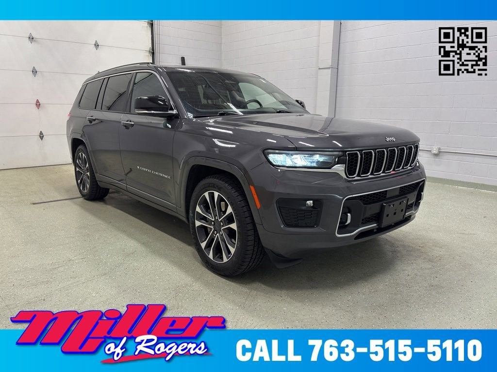 Gray 2023 Jeep Grand Cherokee L SUV / Crossover Four-Wheel Drive 8-Speed Automatic