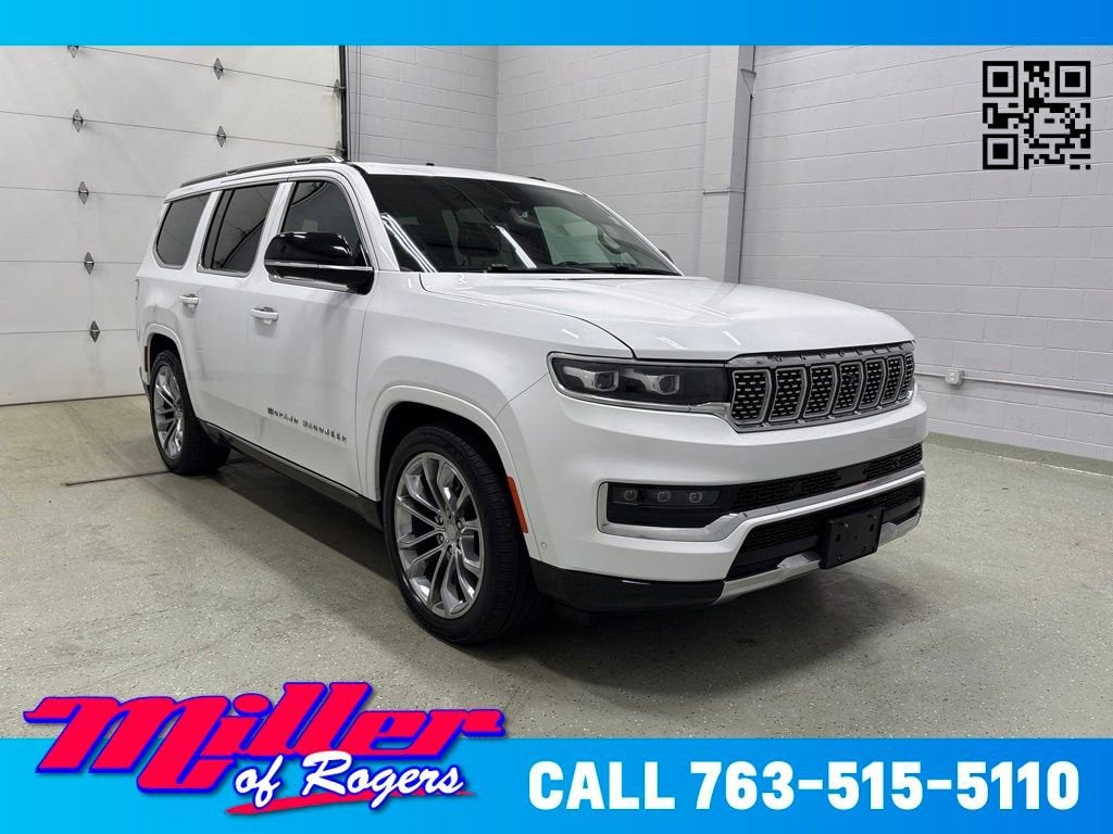White 2023 Jeep Grand Wagoneer SUV / Crossover Four-Wheel Drive 8-Speed Automatic