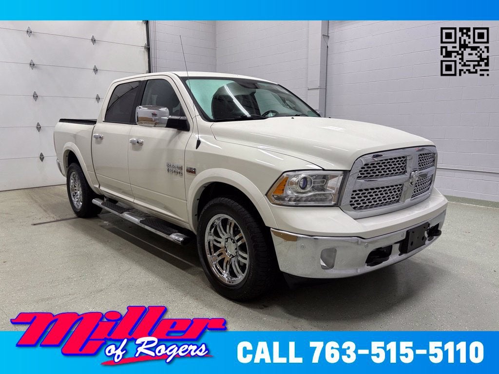 White 2017 RAM 1500 Pickup Truck Four-Wheel Drive 