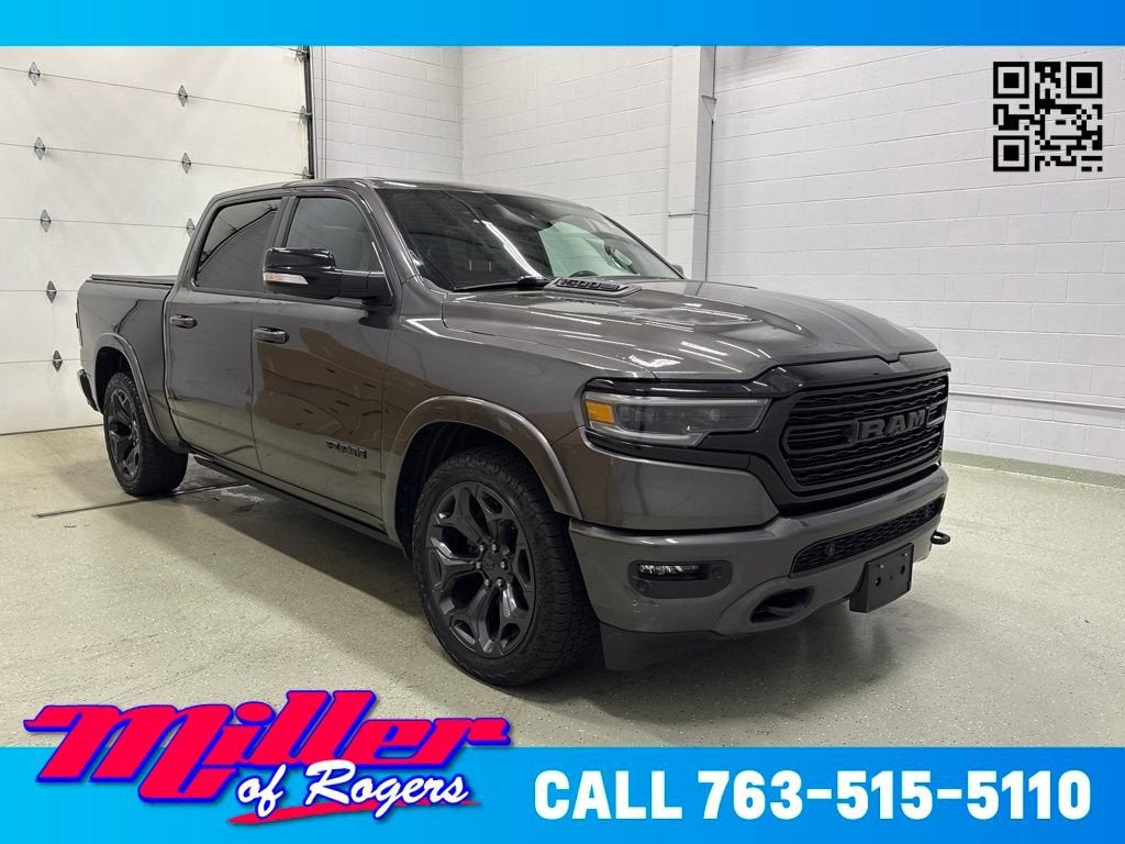 Gray 2021 RAM 1500 Pickup Truck Four-Wheel Drive Automatic