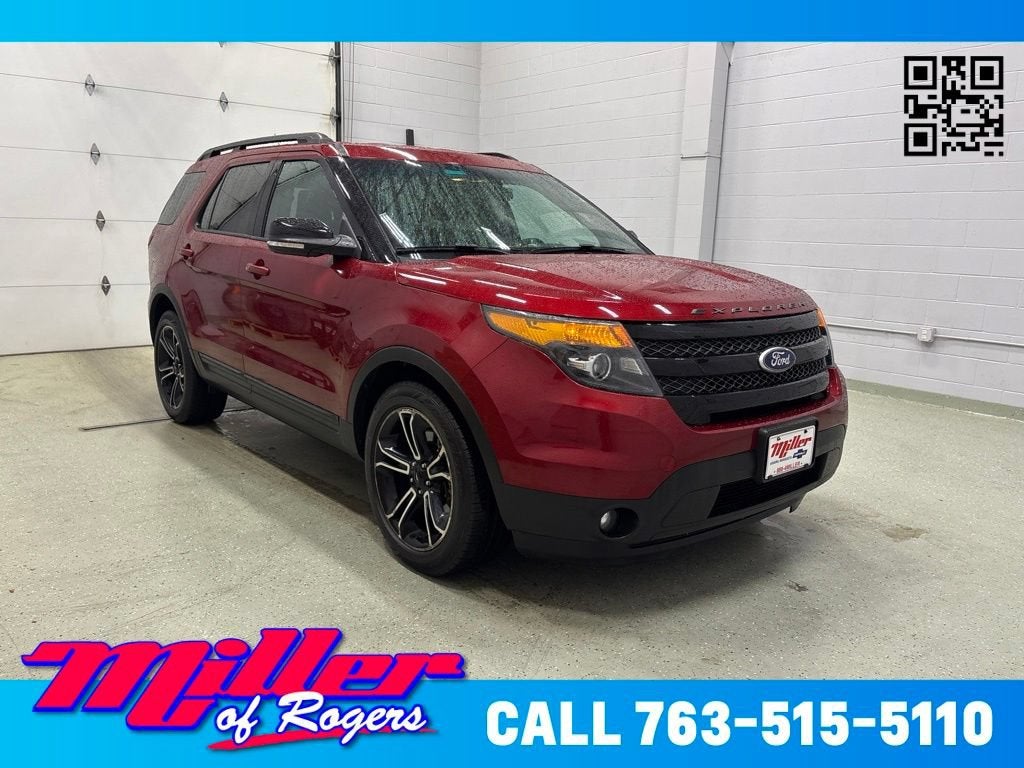 Red 2015 Ford Explorer SUV / Crossover All-Wheel Drive 