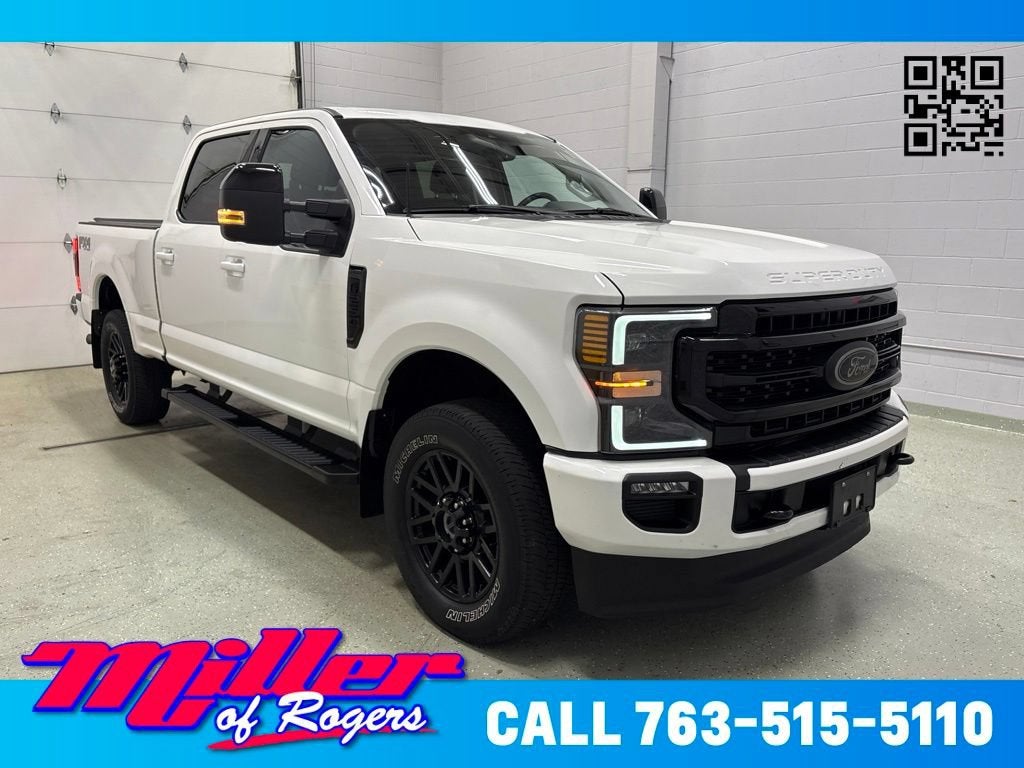White 2020 Ford F-250 Super Duty Pickup Truck Four-Wheel Drive Automatic