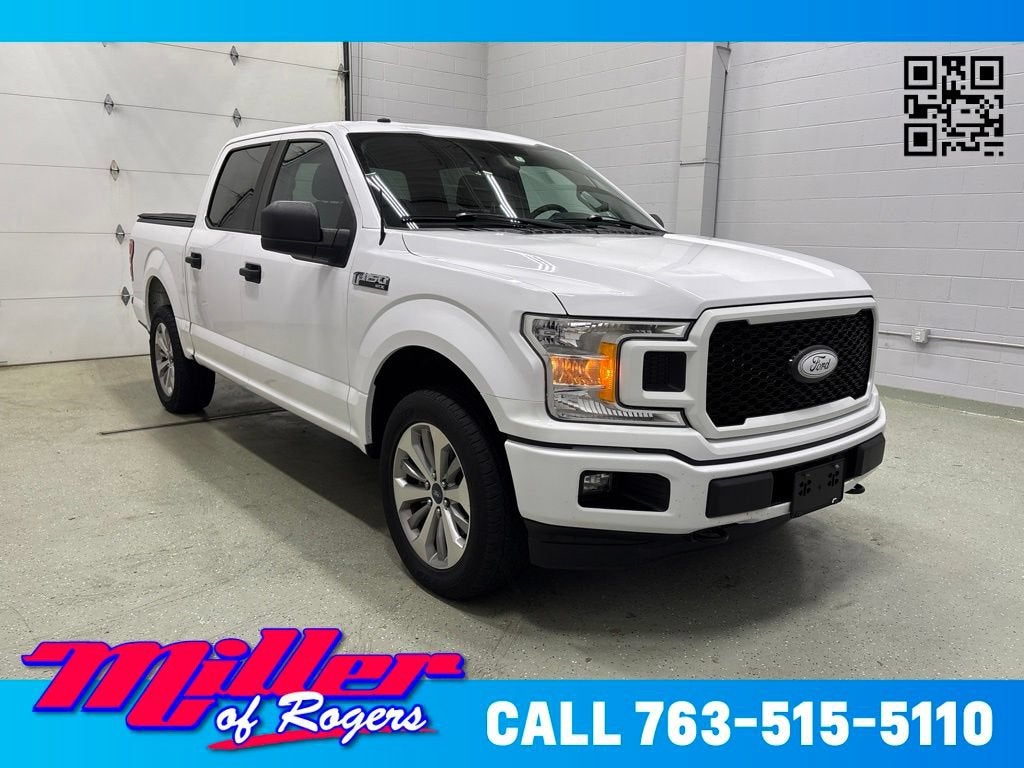 White 2018 Ford F-150 Pickup Truck Four-Wheel Drive Automatic