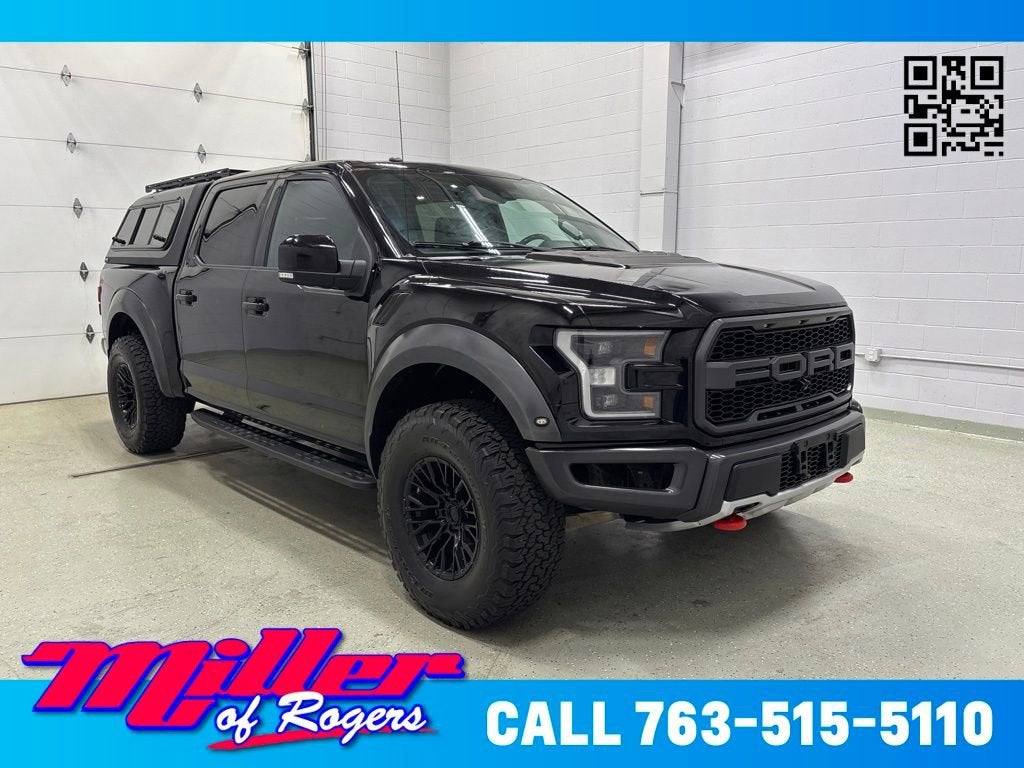 Black 2017 Ford F-150 Pickup Truck Four-Wheel Drive Automatic