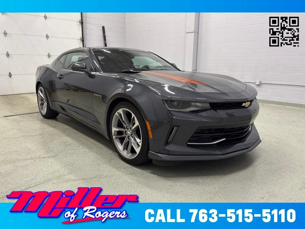 Nightfall Gray Metallic 2017 Chevrolet Camaro Coupe Rear-Wheel Drive Automatic
