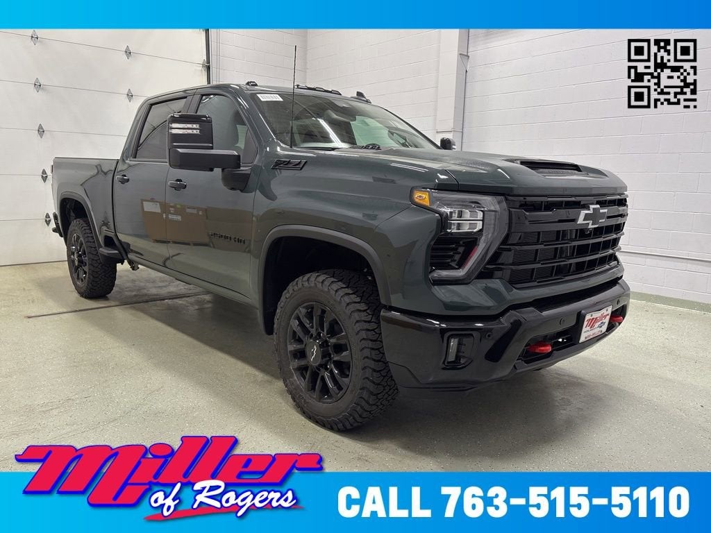 Cypress Gray 2026 Chevrolet Silverado 2500HD LT Crew Cab 4WD Pickup Truck Four-Wheel Drive Automatic