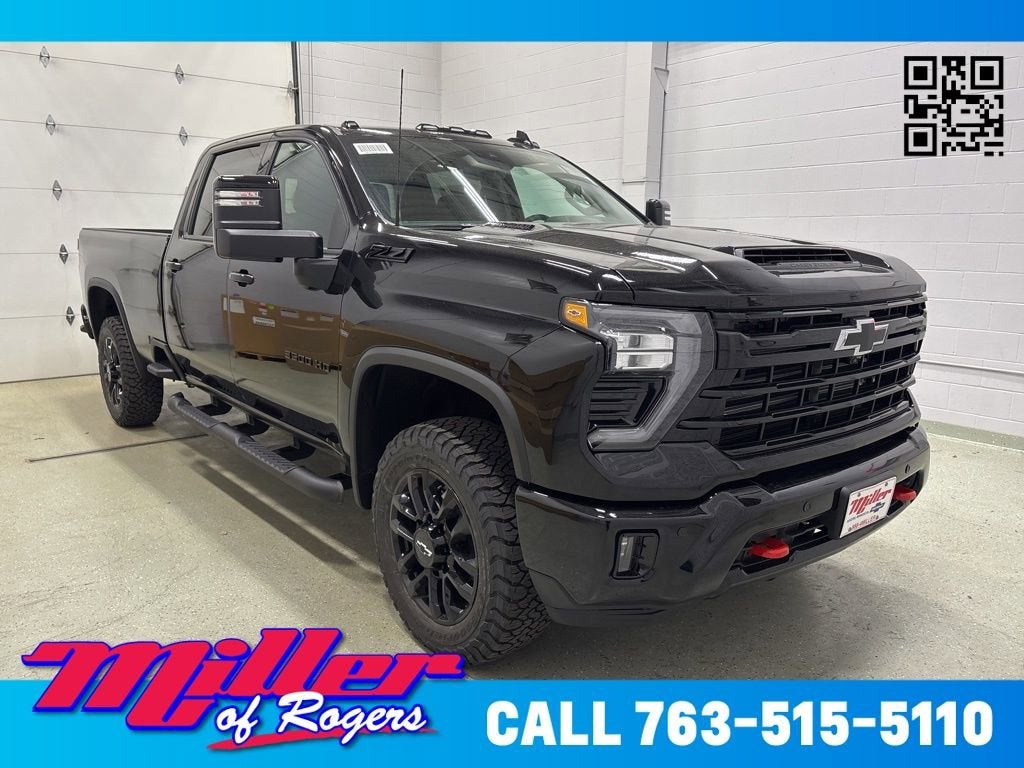 Black 2026 Chevrolet Silverado 3500HD Pickup Truck Four-Wheel Drive Automatic