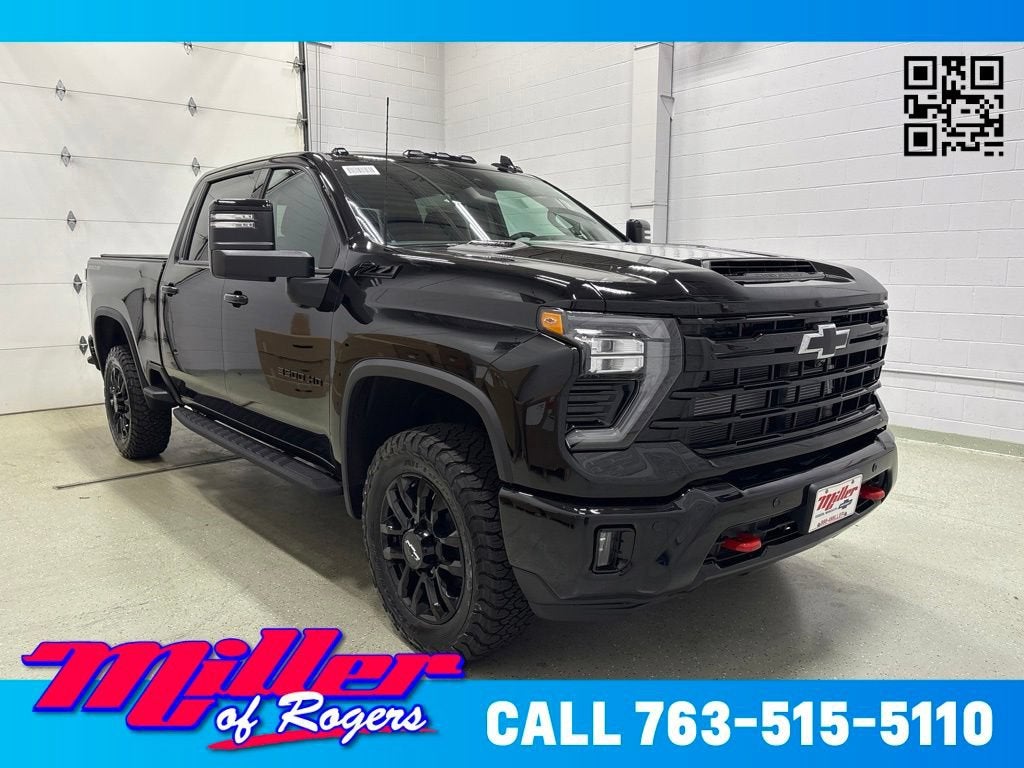 Black 2026 Chevrolet Silverado 3500HD Pickup Truck Four-Wheel Drive Automatic