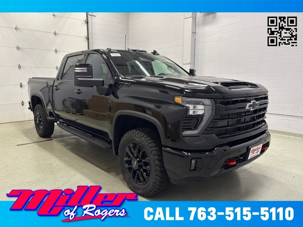 Black 2026 Chevrolet Silverado 3500HD Pickup Truck Four-Wheel Drive Automatic