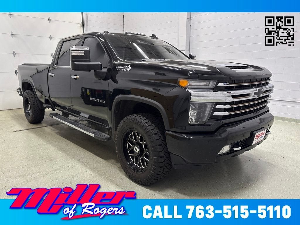 Black 2020 Chevrolet Silverado 3500HD Pickup Truck Four-Wheel Drive Automatic