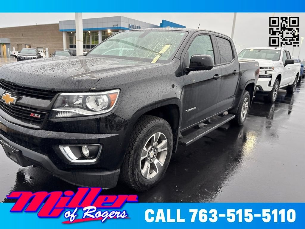 Black 2016 Chevrolet Colorado Pickup Truck Four-Wheel Drive Automatic