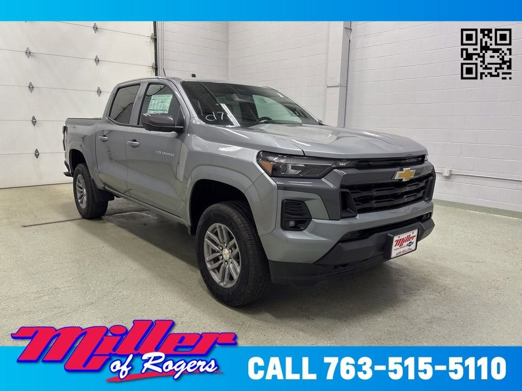 Sterling Gray Metallic 2026 Chevrolet Colorado LT Crew Cab 4WD Pickup Truck Four-Wheel Drive Automatic