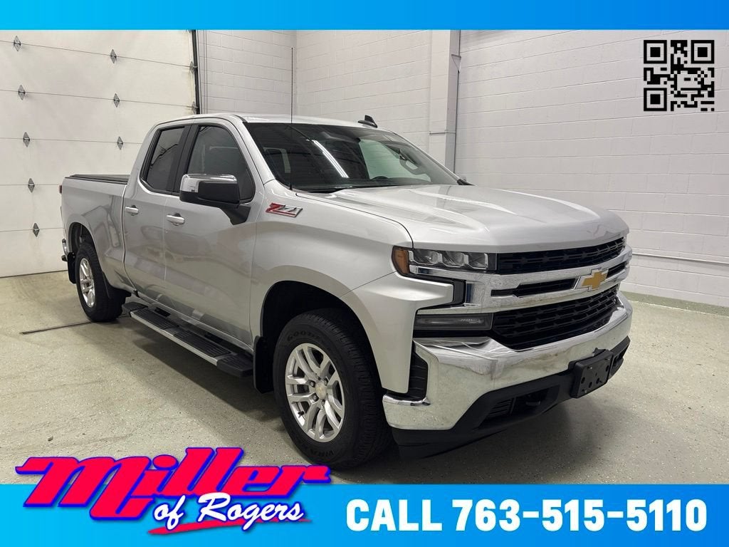 Silver Ice Metallic 2019 Chevrolet Silverado 1500 Pickup Truck Four-Wheel Drive Automatic